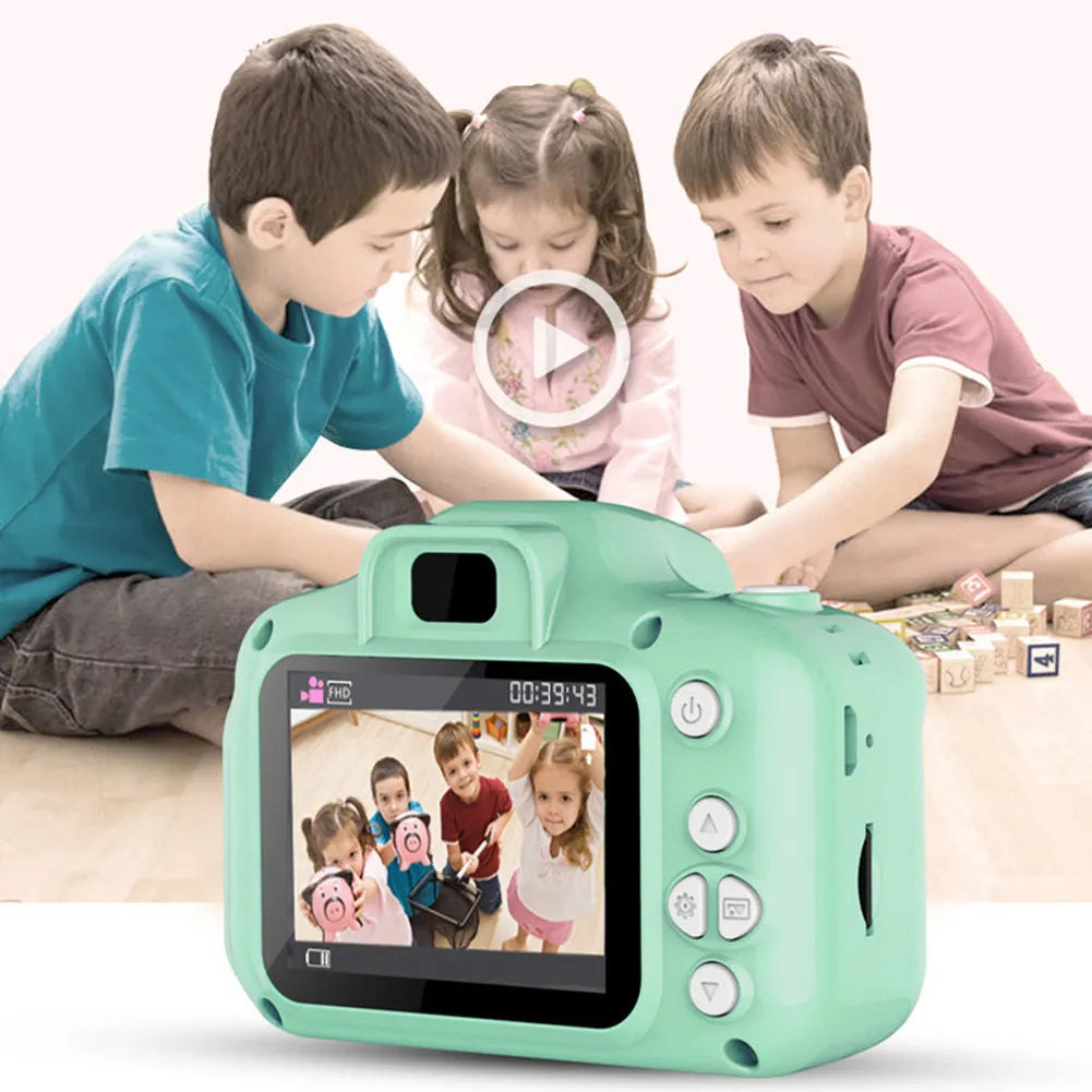 Children Camera Mini Digital Vintage Camera Educational Toys Kids 1080P Projection Video Camera Outdoor Photography Toy Gifts