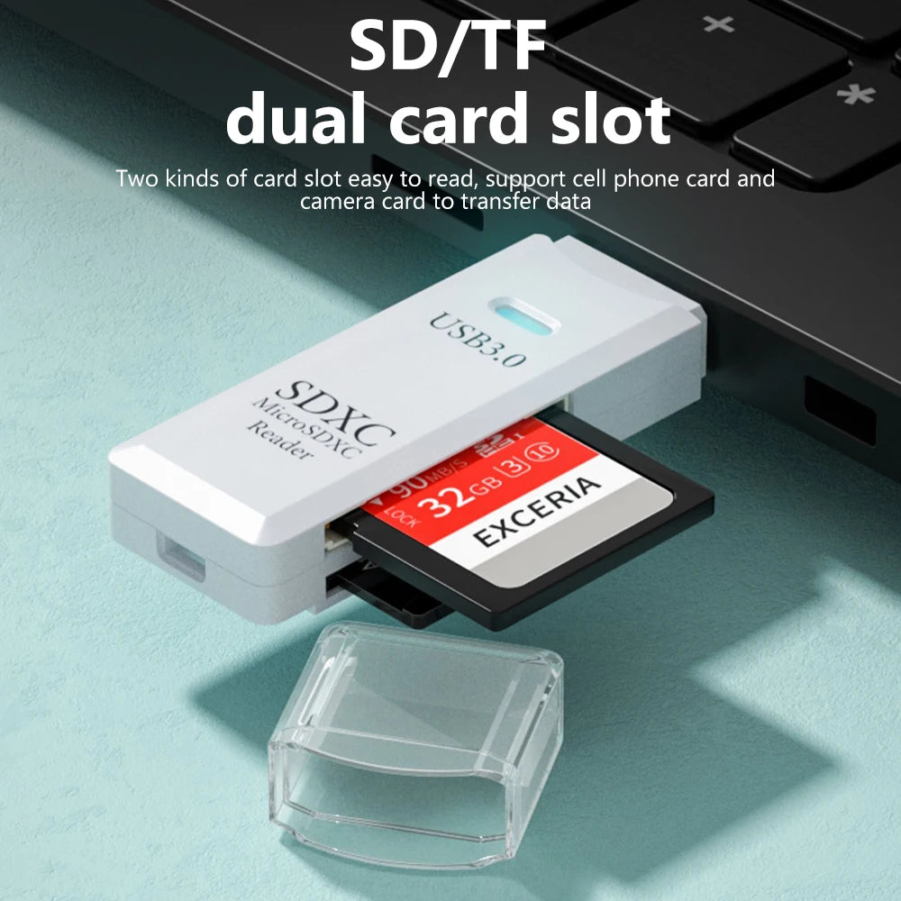 2 IN 1 Card Reader USB 3.0 Micro SD