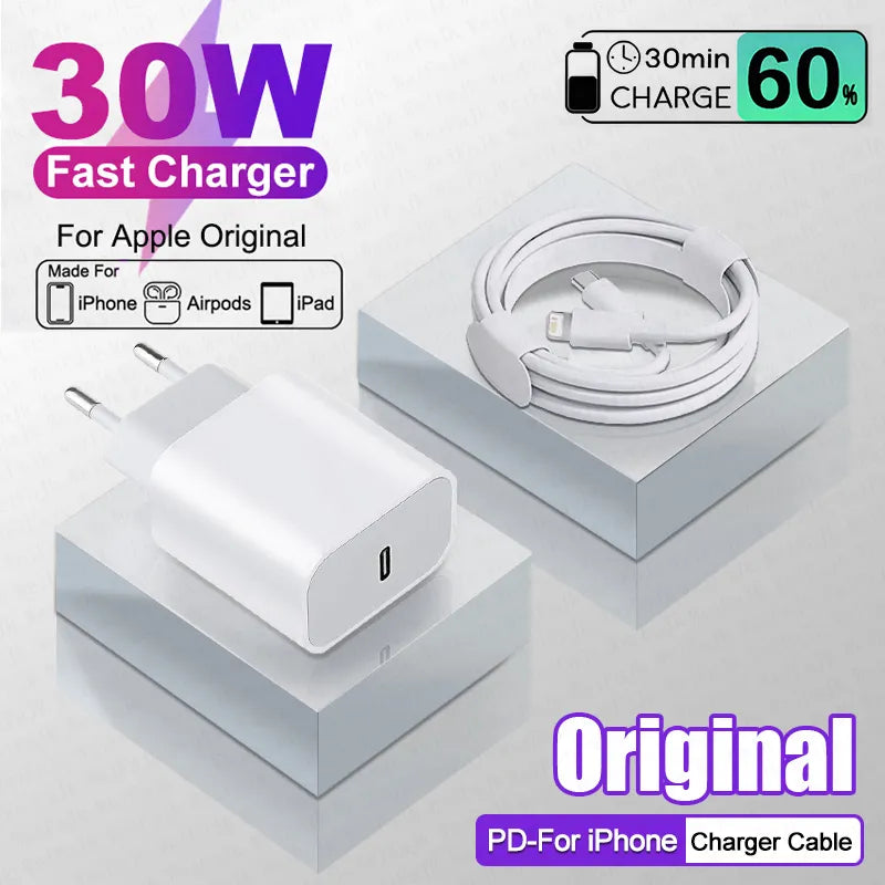 For Apple Original 30W USB Type C Charger