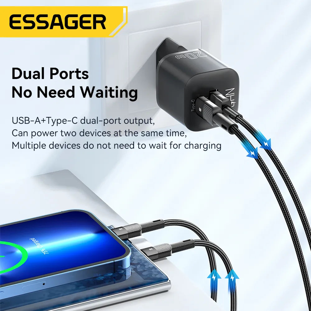 20W GaN USB Type C Charger PD Fast Charger